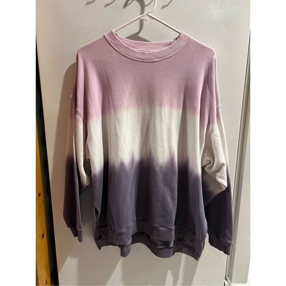 American Eagle Ahh-Mazingly Soft Jegging Fit Crewneck Multicolored Woman’s Small - Picture 1 of 12